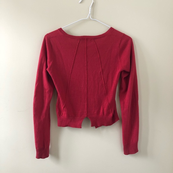 Red vintage cardigan - Picture 4 of 6